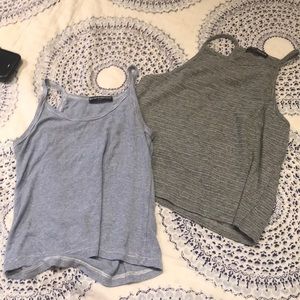 TWO BRANDY MELVILLE TANKS